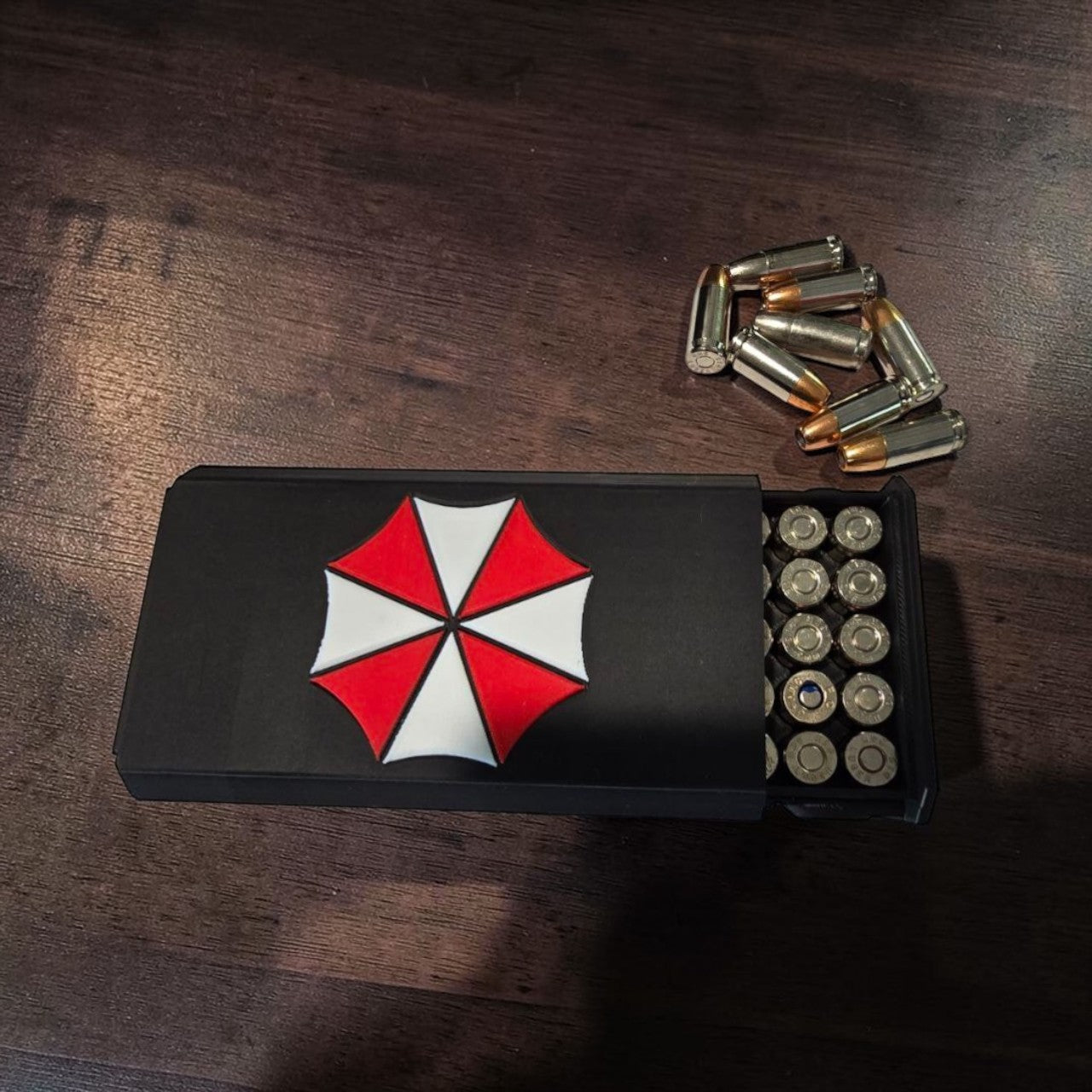 Umbrella Ammo Storage Case – Tactical Slide Box 9MM