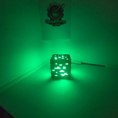 PixelCube RGB Smart Lamp – USB Powered ESP32 WLED Gaming Light